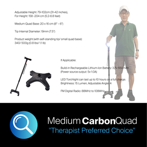 Medium CarbonQuad Essential #WS54