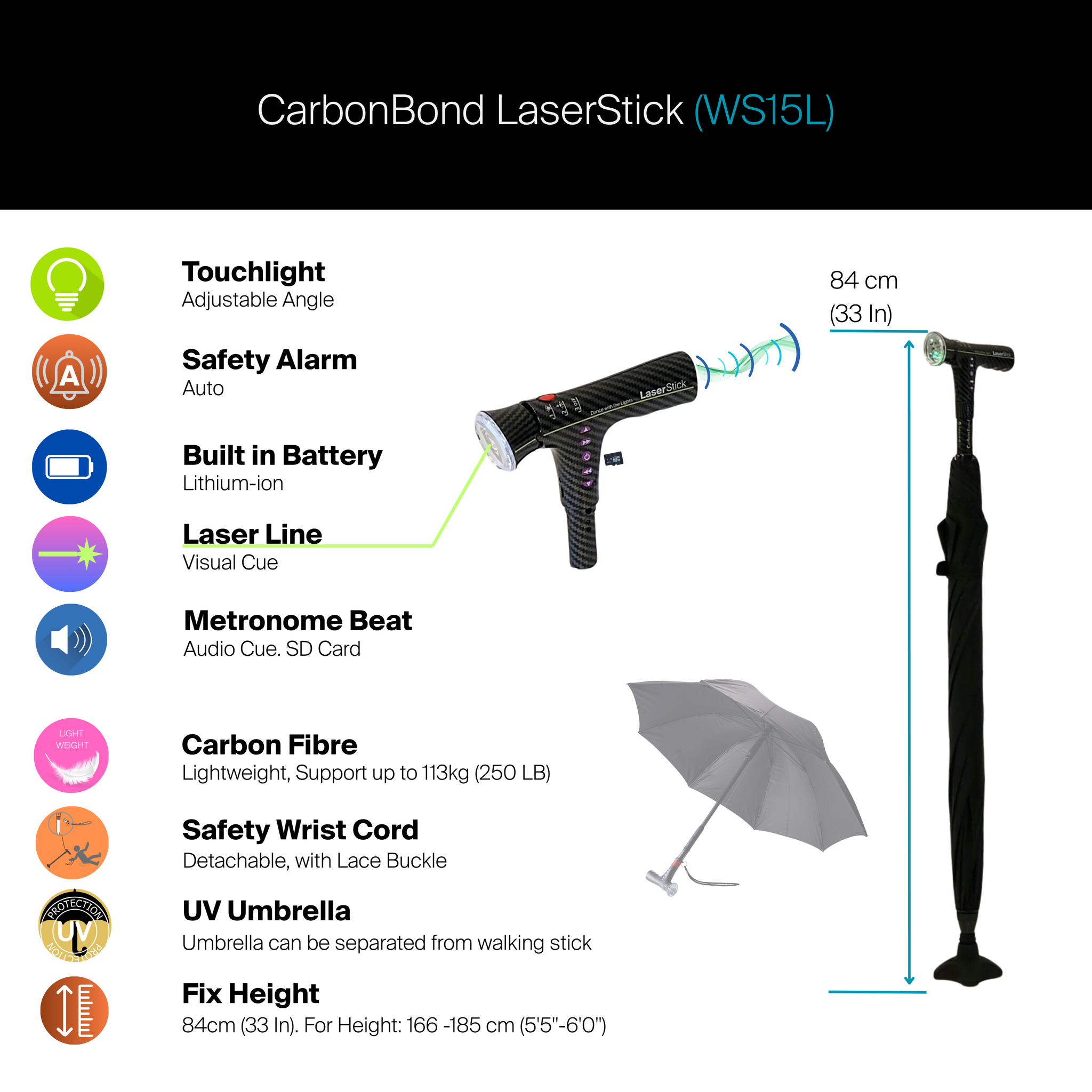 Chairplus LaserStick #WS35L