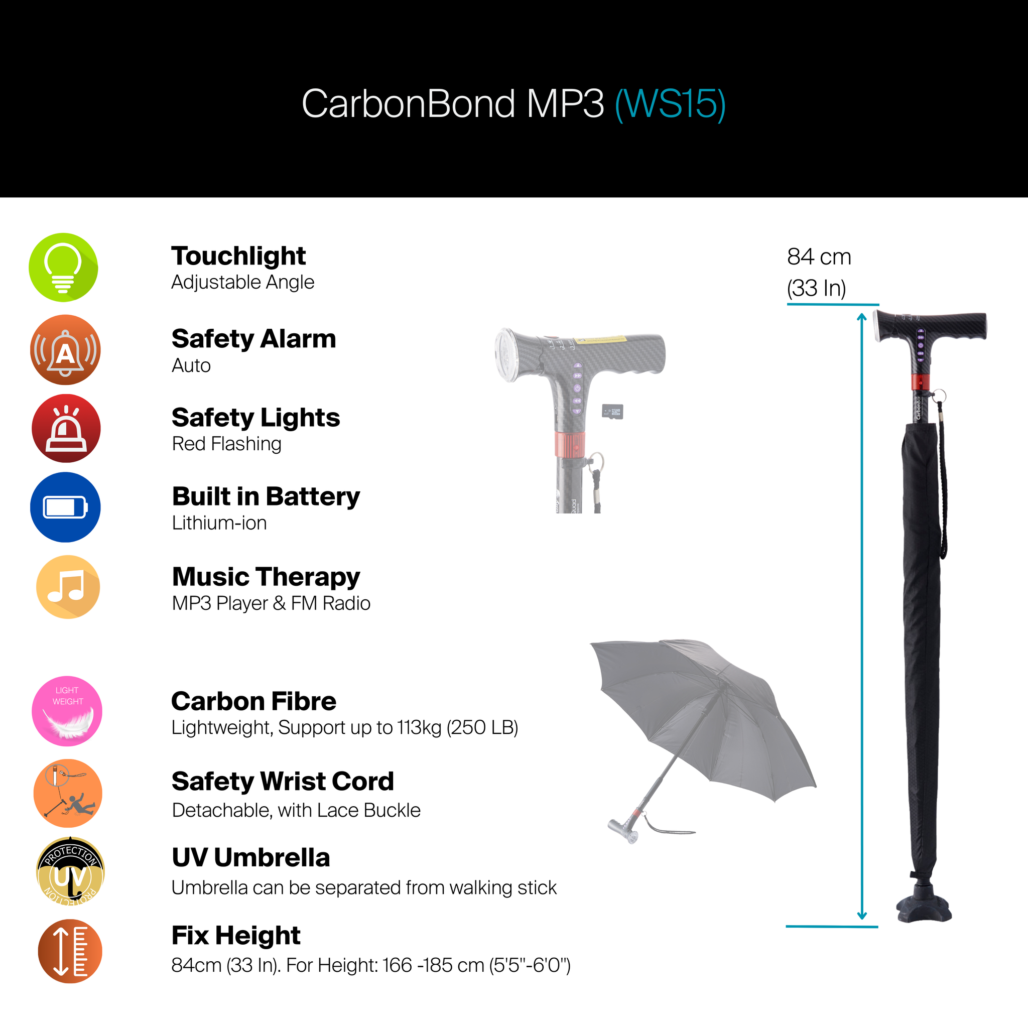 CarbonBond MP3 #WS15