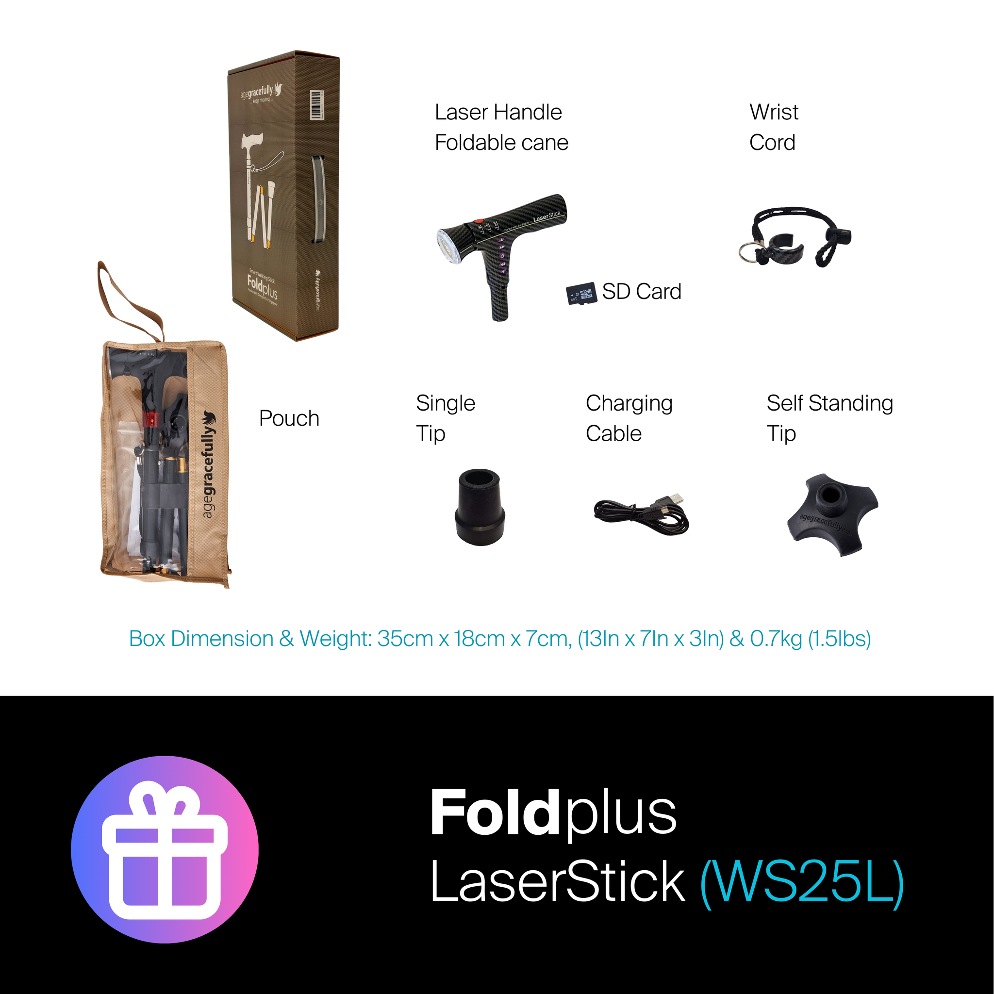 Foldplus LaserStick #WS25L