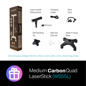 Medium CarbonQuad LaserStick #WS55L