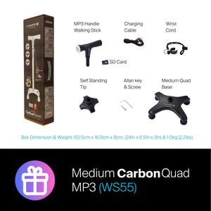 Medium CarbonQuad MP3 #WS55